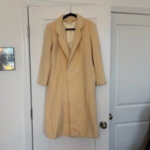 Wool Cream Women's Pea Coat